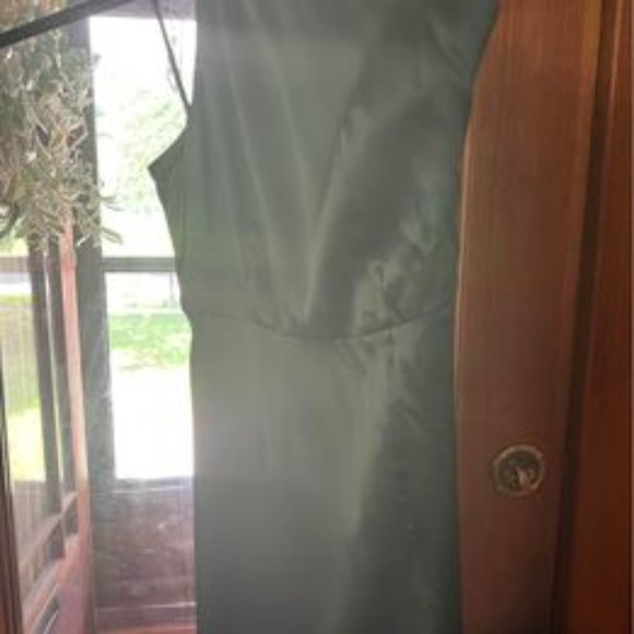 Wicked One Shoulder Silk Maxi Dress - Picture 4 of 5